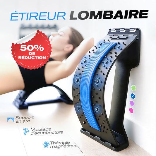 🎁Surprise Price: Only €15.99!!🔥🏆Magnetischer Lendenwirbelstrecker mit Akupunkturmassage zur👑Linderung von Rückenschmerzen🌿