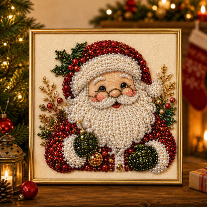 🥰50% RABATT! 🌺Entspannend & Anfängerfreundlich - 🎅💎DIY-Weihnachts-Diamantmalerei-Set mit Perlen