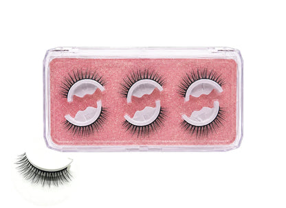 🥳 50 % RABATT! 👁️✨ Wiederverwendbare selbstklebende Wimpern. Kein Kleber erforderlich, einfach aufdrücken. Mehrfach nutzbar & leicht abzunehmen 💕🌸