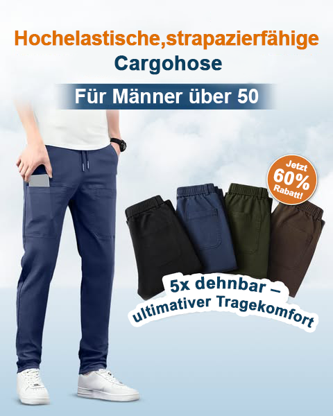 🩳 60% RABATT! 🏆 MultiPants Hochelastische Cargohose – Viele Taschen, Strapazierfähig & Für Aktiven Alltag 🏃‍♂️