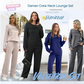 🔥 LETZTER TAG 60 % RABATT ✨ Damen-Set mit Rundhalsausschnitt und Bündchenhose mit Kordelzug