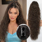 💕 LETZTER TAG DER AKTION - 50 % RABATT 💕Lockige, gewellte Frizz-Haarverlängerung mit Pferdeschwanz