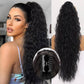💕 LETZTER TAG DER AKTION - 50 % RABATT 💕Lockige, gewellte Frizz-Haarverlängerung mit Pferdeschwanz