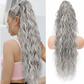 💕 LETZTER TAG DER AKTION - 50 % RABATT 💕Lockige, gewellte Frizz-Haarverlängerung mit Pferdeschwanz
