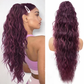 💕 LETZTER TAG DER AKTION - 50 % RABATT 💕Lockige, gewellte Frizz-Haarverlängerung mit Pferdeschwanz