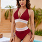 🔥Letzter Tag Spezial Preis €17.99!👙Hoch taillierte Bikini-Sets mit Bauchkontrolle und Farbblockdesign