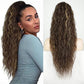 💕 LETZTER TAG DER AKTION - 50 % RABATT 💕Lockige, gewellte Frizz-Haarverlängerung mit Pferdeschwanz
