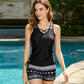 🏖️Sommer-Sale 60% Rabatt🏝️🩱Zweiteiliger Tankini– hochtailliert mit Bandeau-Top – perfekt für den Strand👙