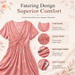 👗JETZT 50% RABATT!🌸 Blumiges Kleid mit V-Ausschnitt und Twist-Detail an der Taille – elegant und lässig für alle Anlässe